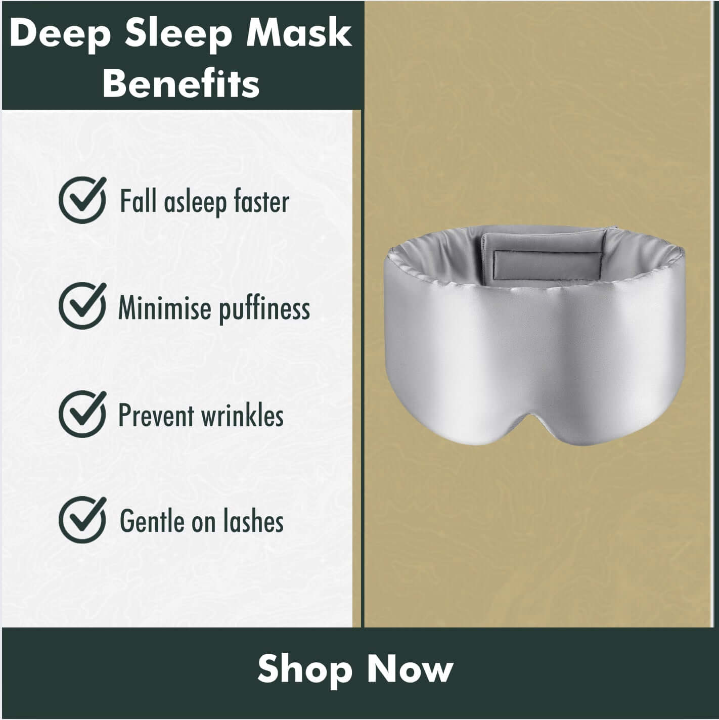 Luxury Mulberry Silk Sleep Mask