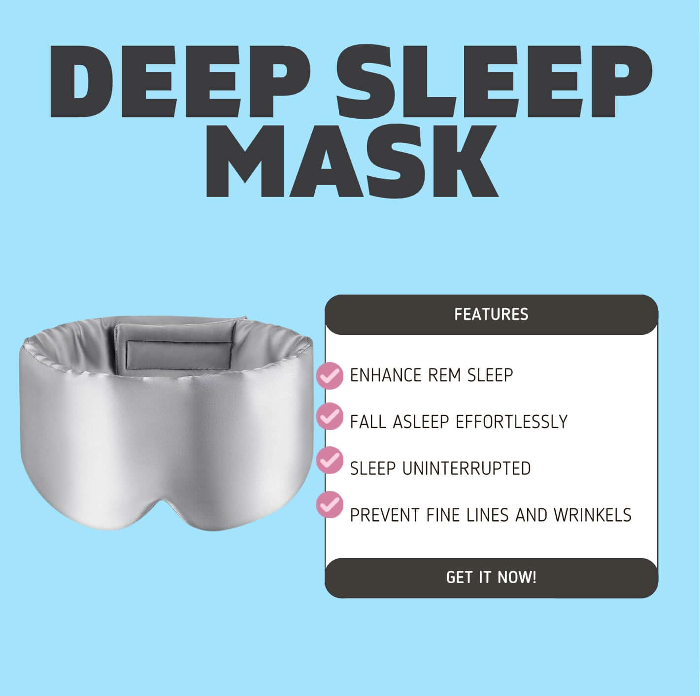 Luxury Mulberry Silk Sleep Mask