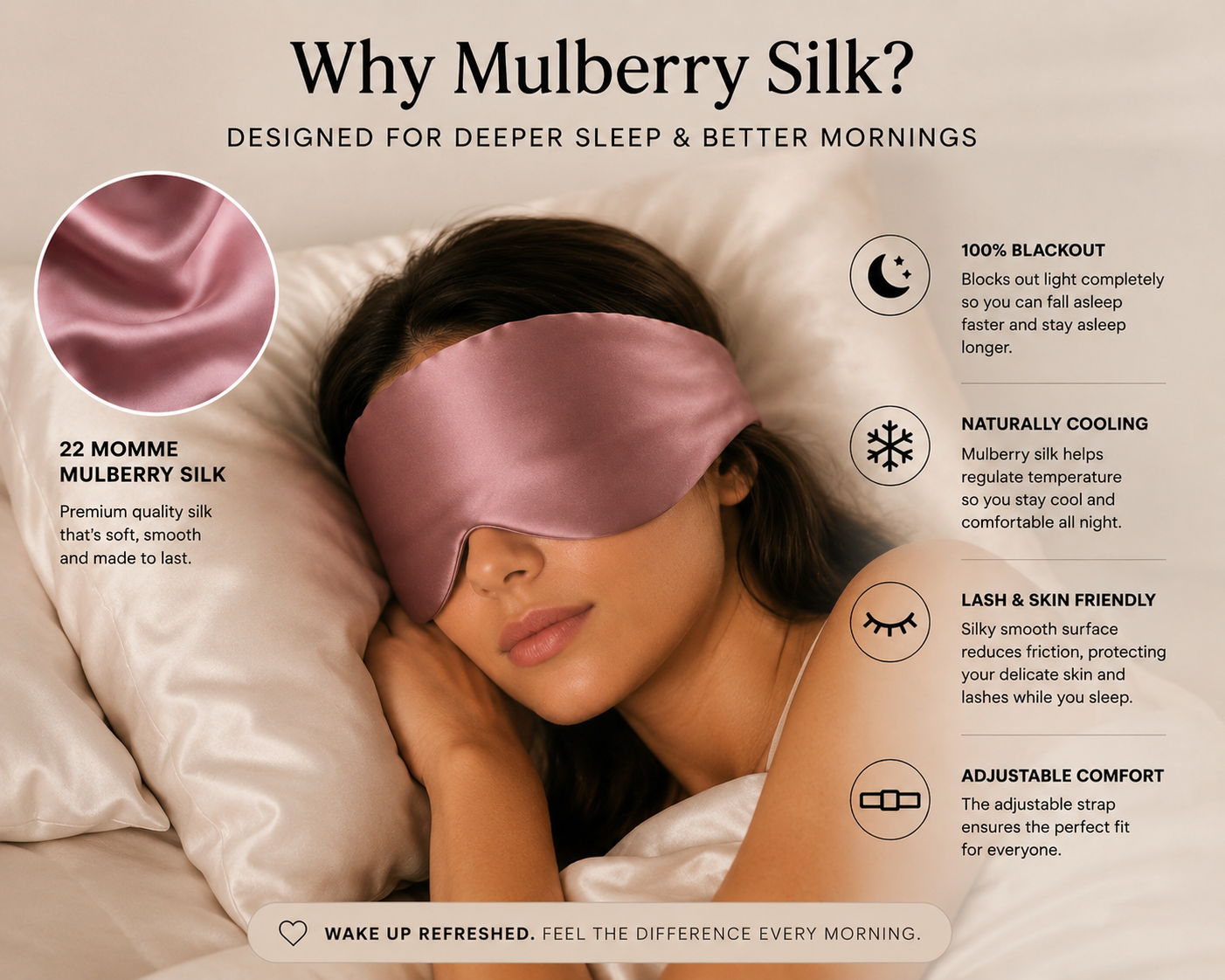 Deep Sleep Silk Mask
